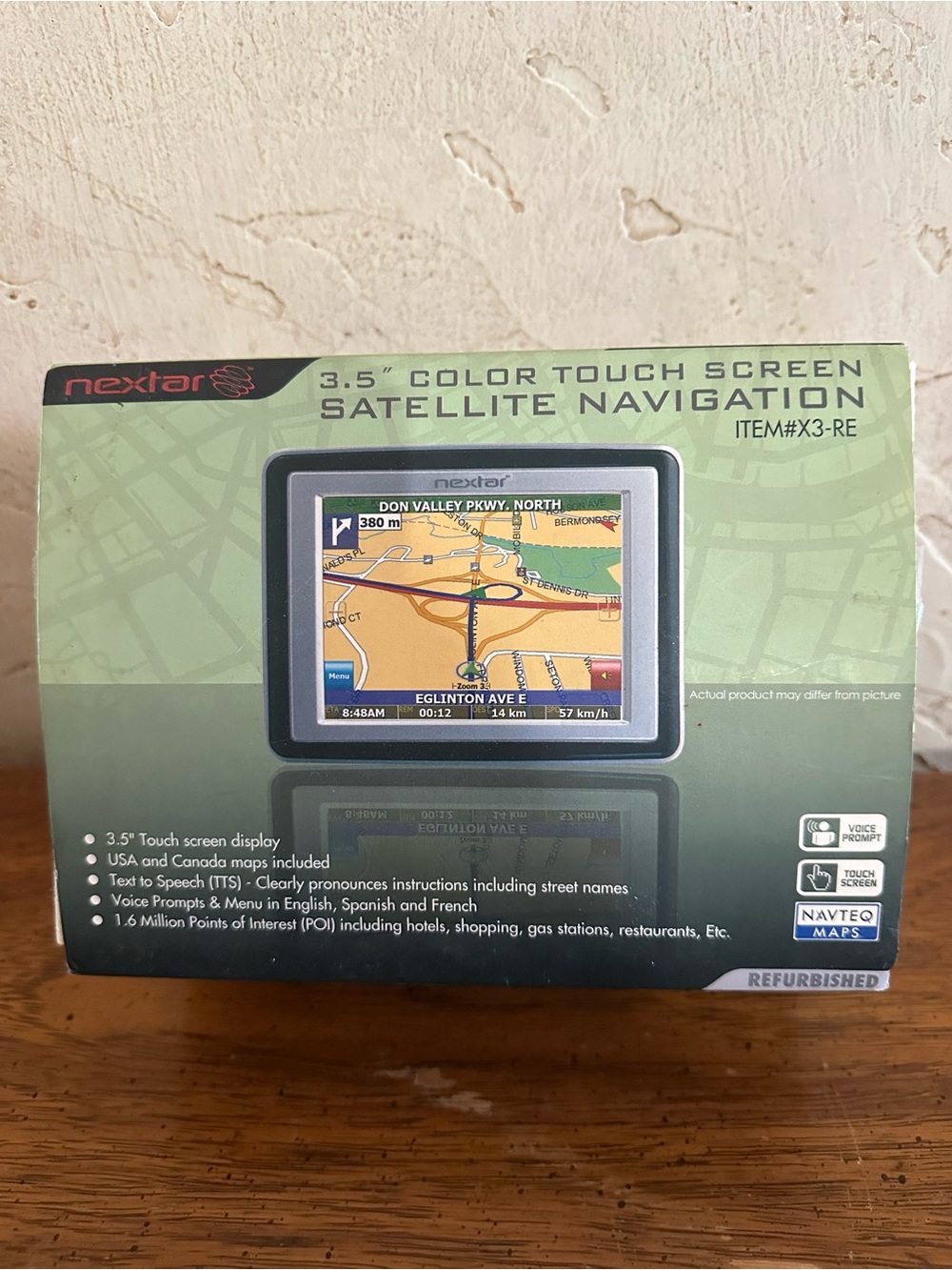 Nextar 3.5" Color Touchscreen Satellite Navigator